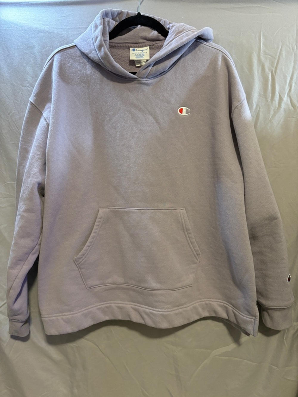 Champion Reverse Weave Lavender Pullover Hoodie - Men's Casual Sweatshirt